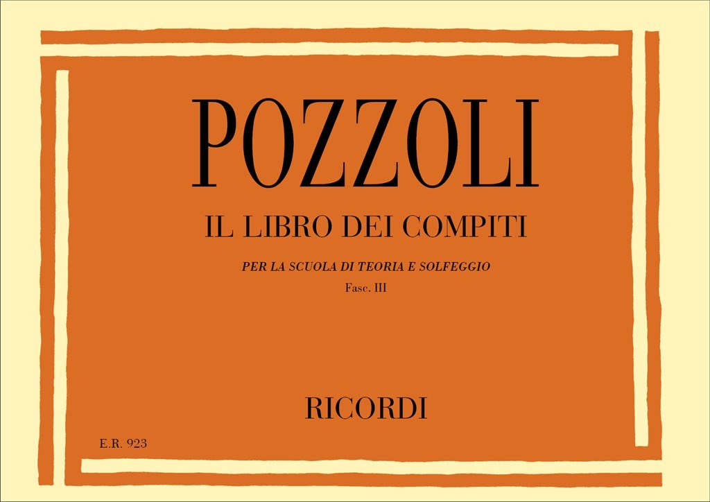 Libro Dei Compiti Per La Scuola Di Teoria E